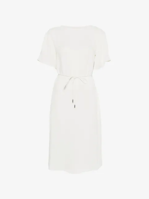 Herno tie-waist midi dress