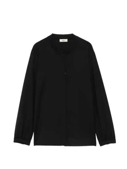 Herno collarless long-sleeve blouse