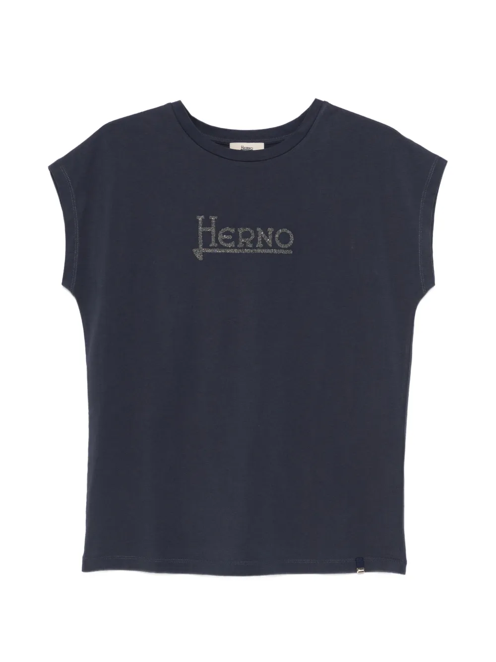Herno logo T-shirt - Blu