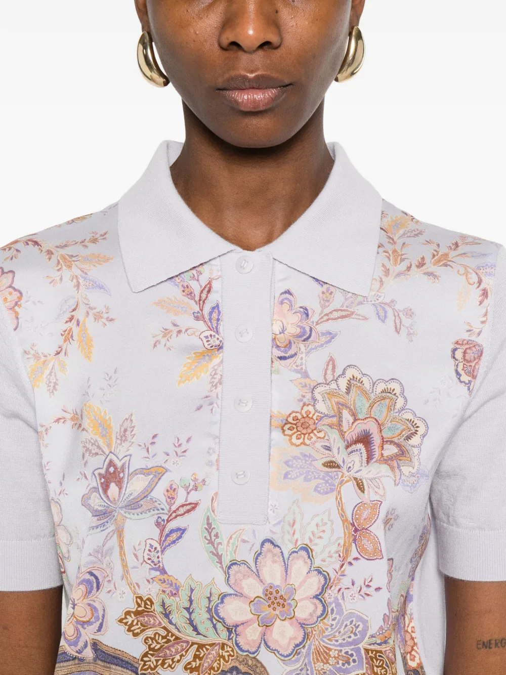 ZIMMERMANN Luna jersey met bloemenprint Paars