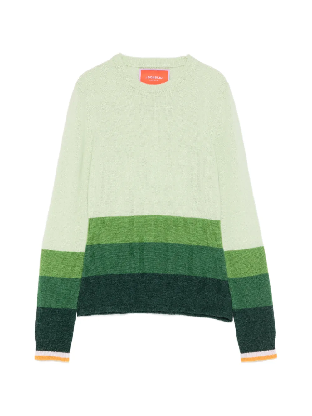 La DoubleJ tones striped sweater - Verde