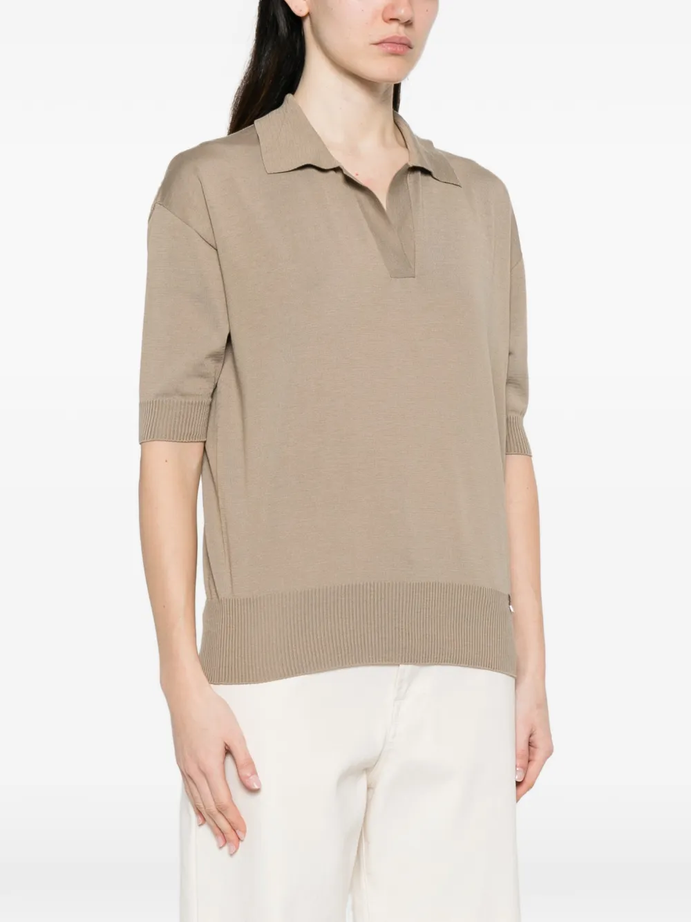  Herno V-neck T-shirt - Neutrals 