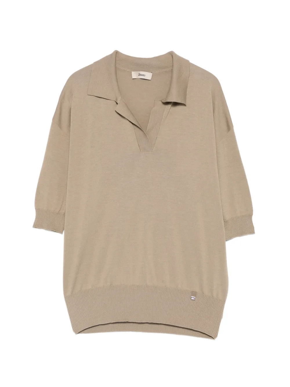 Herno V-neck T-shirt - Toni neutri