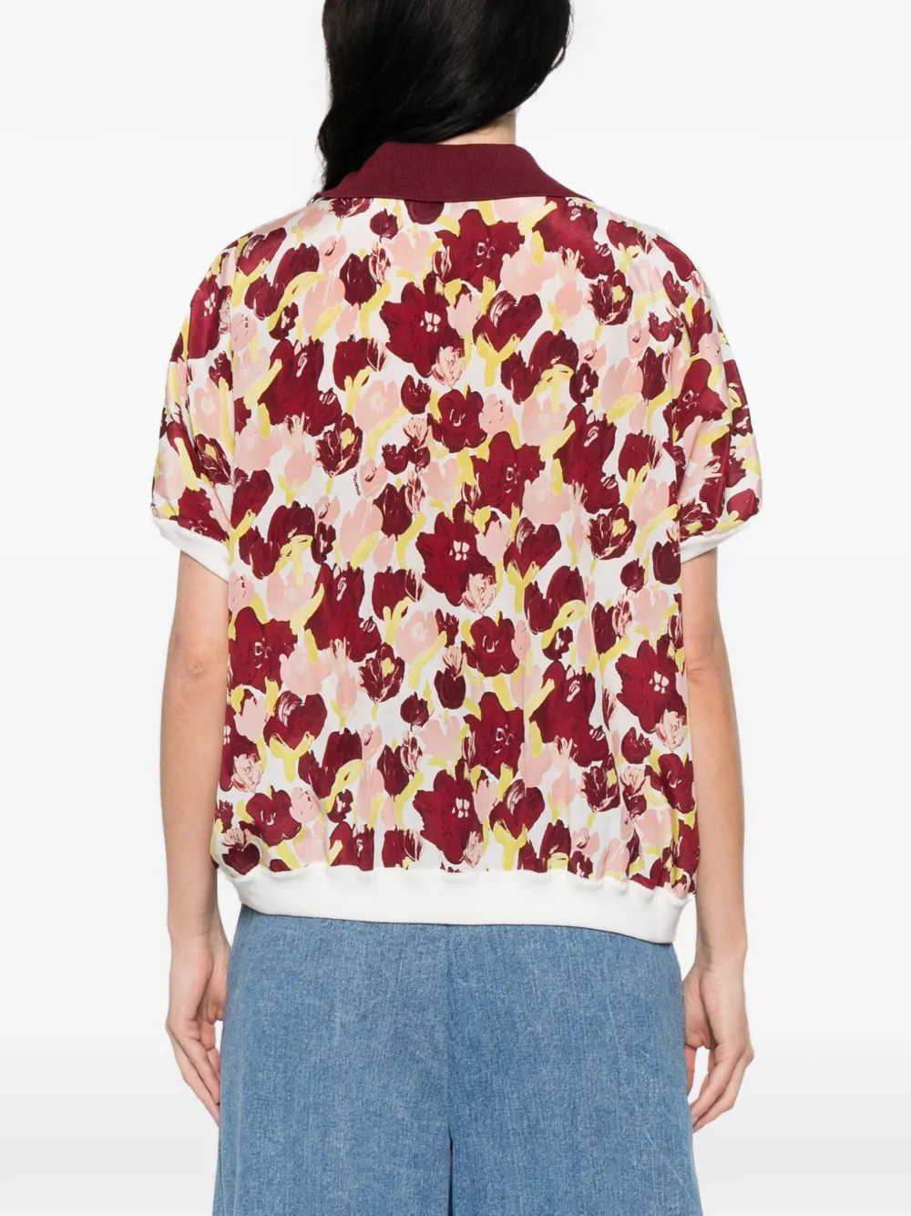 Marni T-shirt met bloemenprint Wit