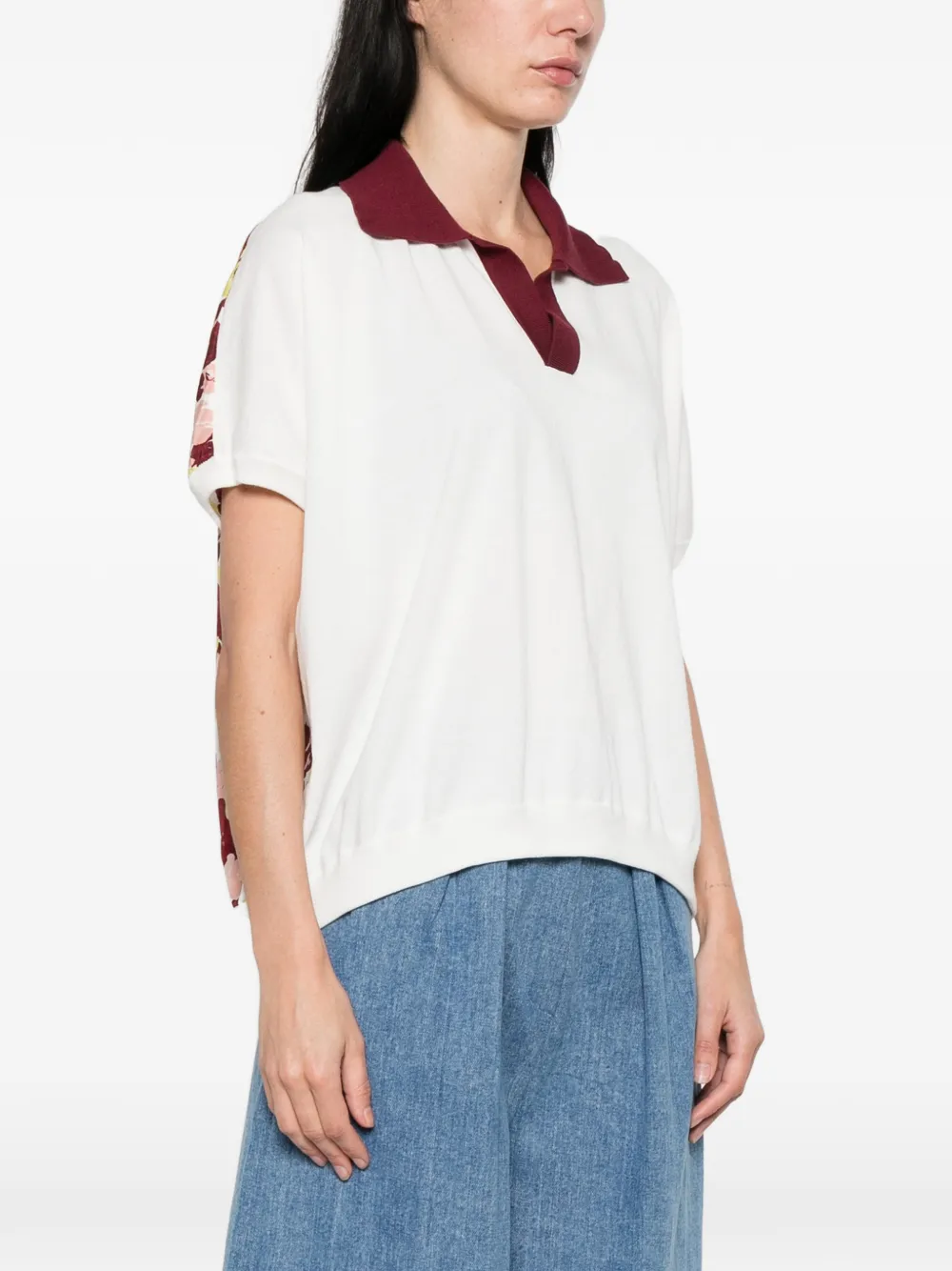 Marni T-shirt met bloemenprint Wit