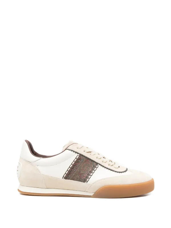Etro Pattern-panel Sneakers in Neutrals
