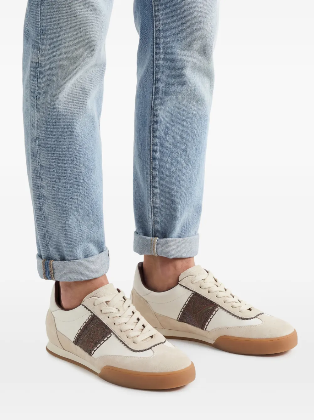 ETRO Sneakers met vlak met patroon Beige