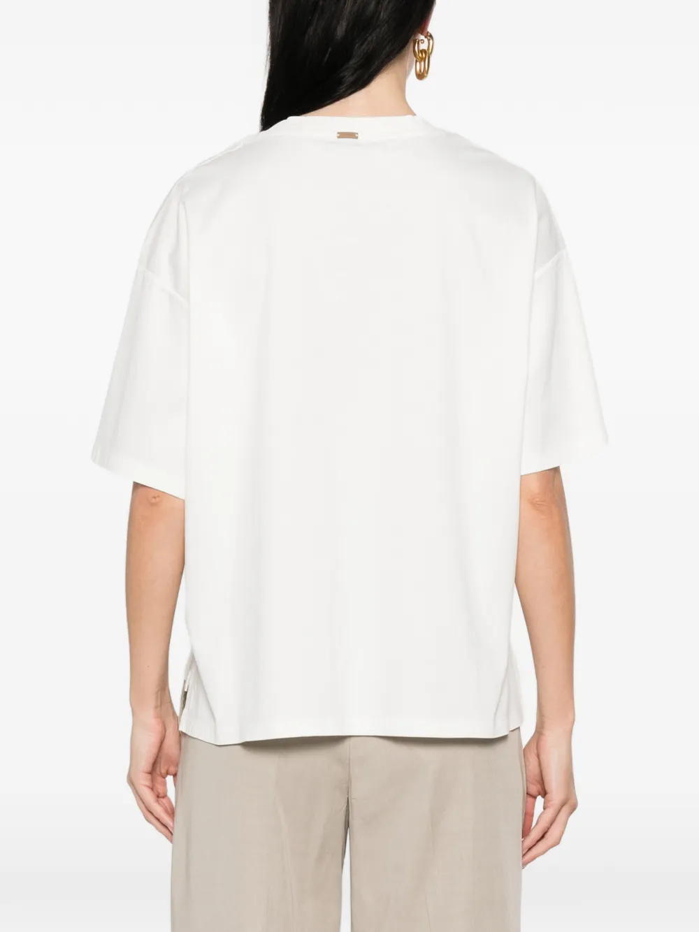 Herno Grafisch T-shirt Beige