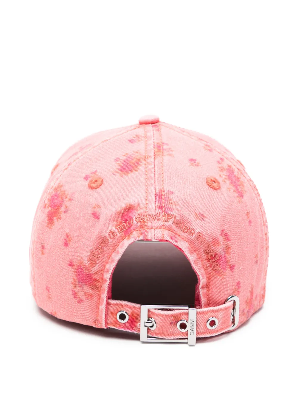 GANNI フローラル キャップ | ピンク | FARFETCH JP