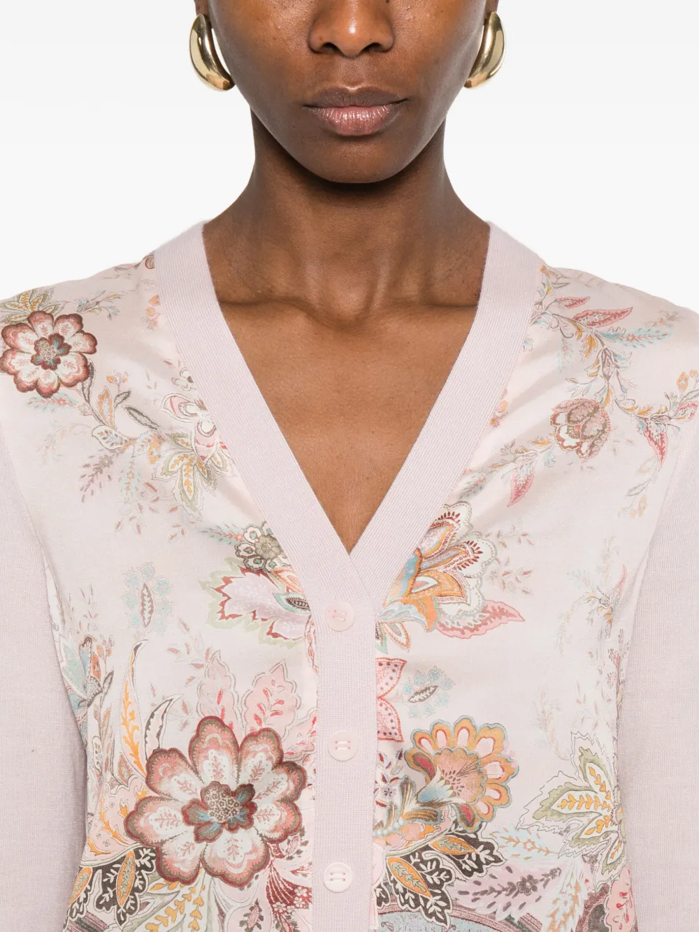 ZIMMERMANN Luna vest met bloemenprint Roze