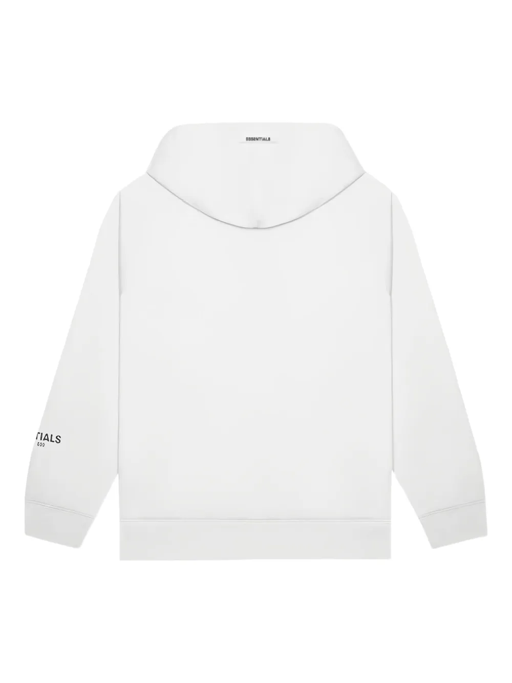 Fear Of God Logo-detail Long-sleeve Hoodie In White