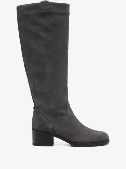 Doucal's suede 50mm block-heel boots