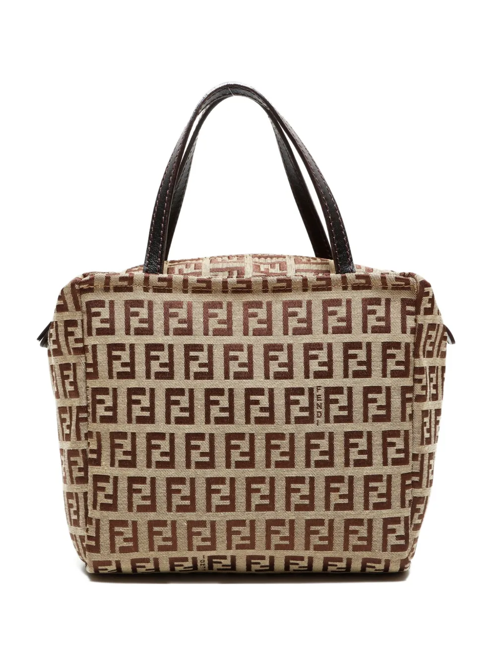 Fendi Pre-Owned 1990-2000 Zucchino pattern handbag | Neutrals | Image 1