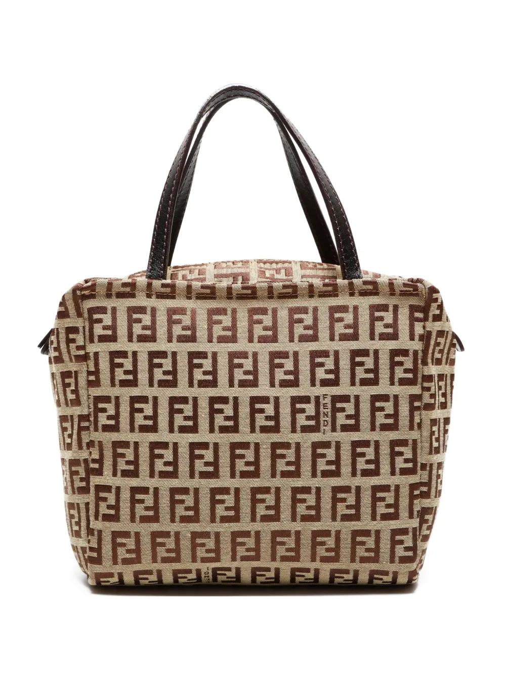 Fendi Pre-Owned 1990-2000 Zucchino pattern handbag | Neutrals | Image 1