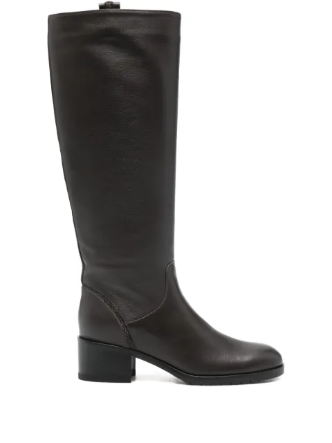 Doucal's zip 50mm calf leather boots