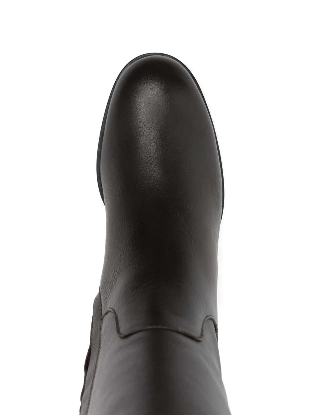 Doucal's zip 50mm calf leather boots Bruin