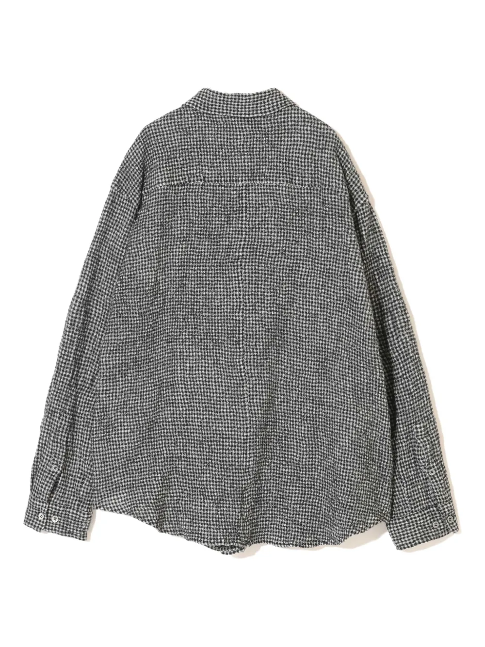 Undercover checked wool shirt - Grijs