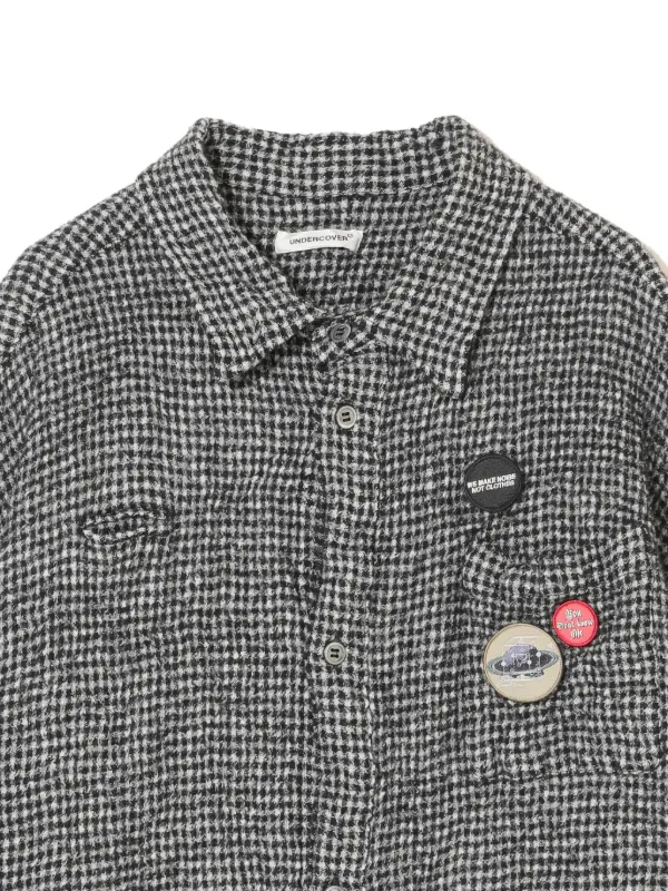 Undercover チェック シャツ | グレー | FARFETCH JP