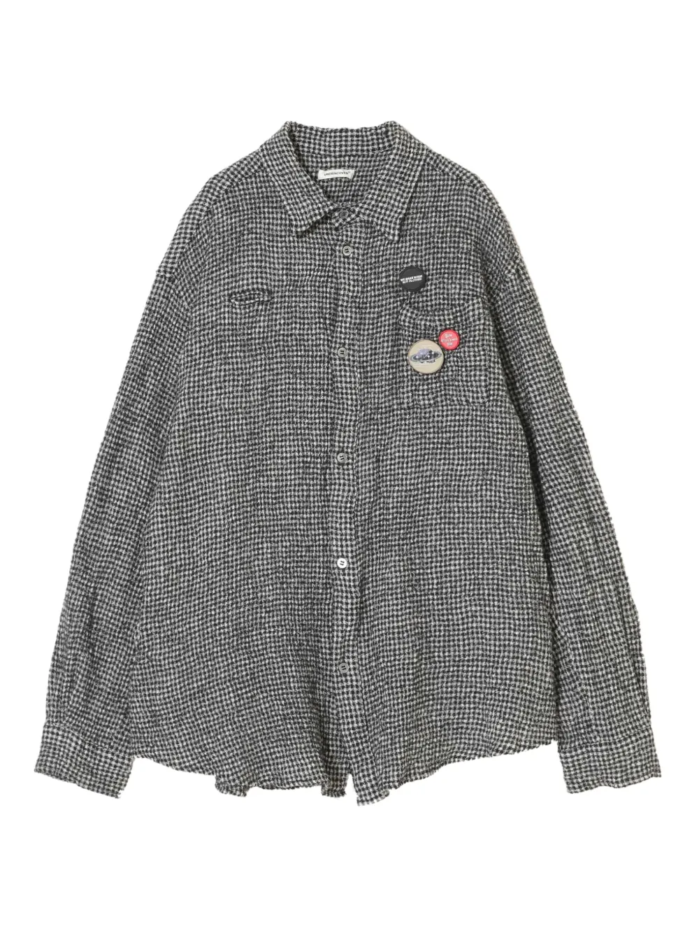 Undercover checked wool shirt | Grey | Image 1