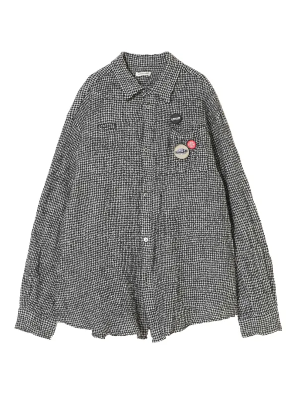Undercover チェック シャツ | グレー | FARFETCH JP