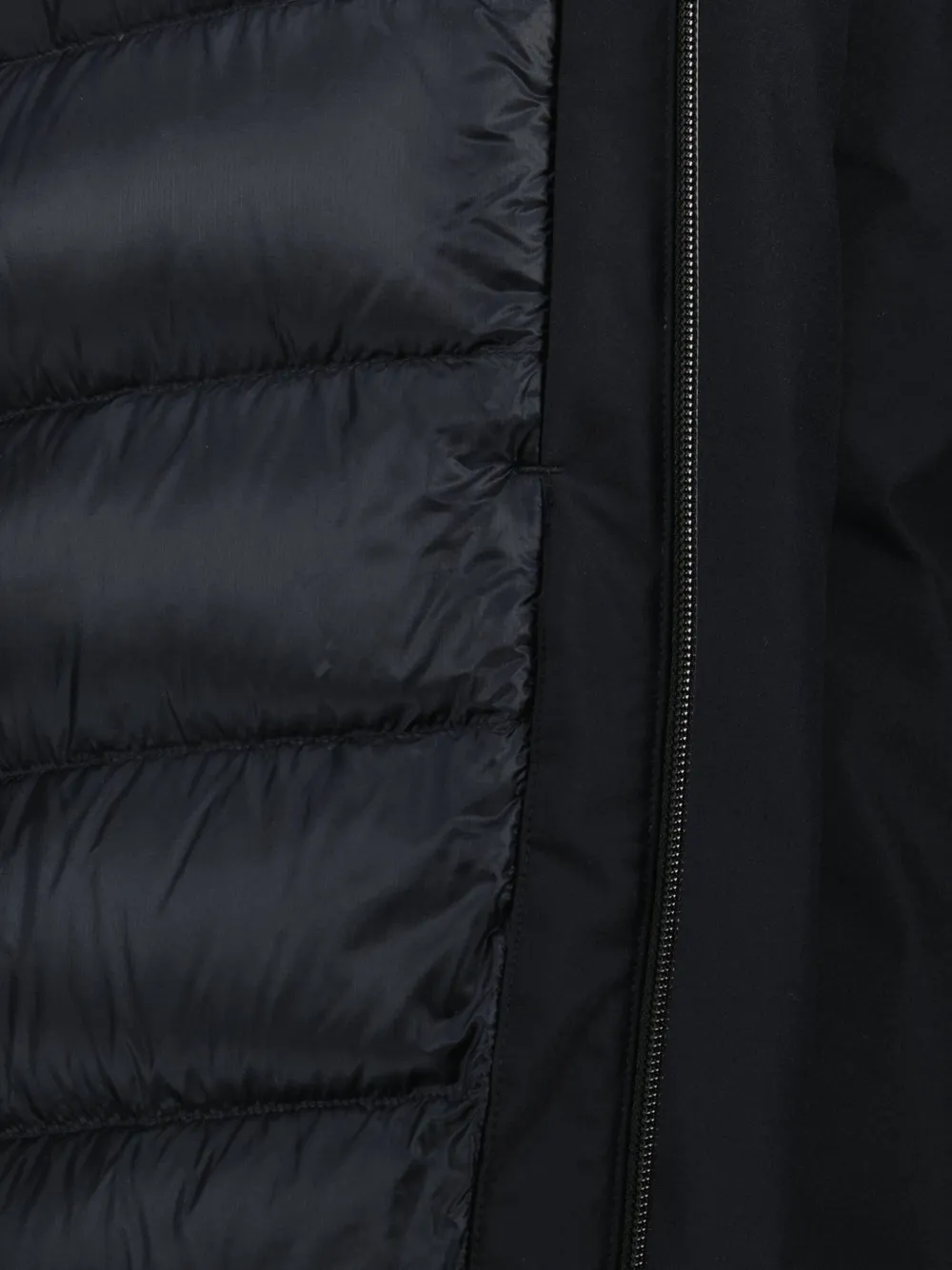 MM6 Maison Margiela Parka met ritssluiting en capuchon Zwart