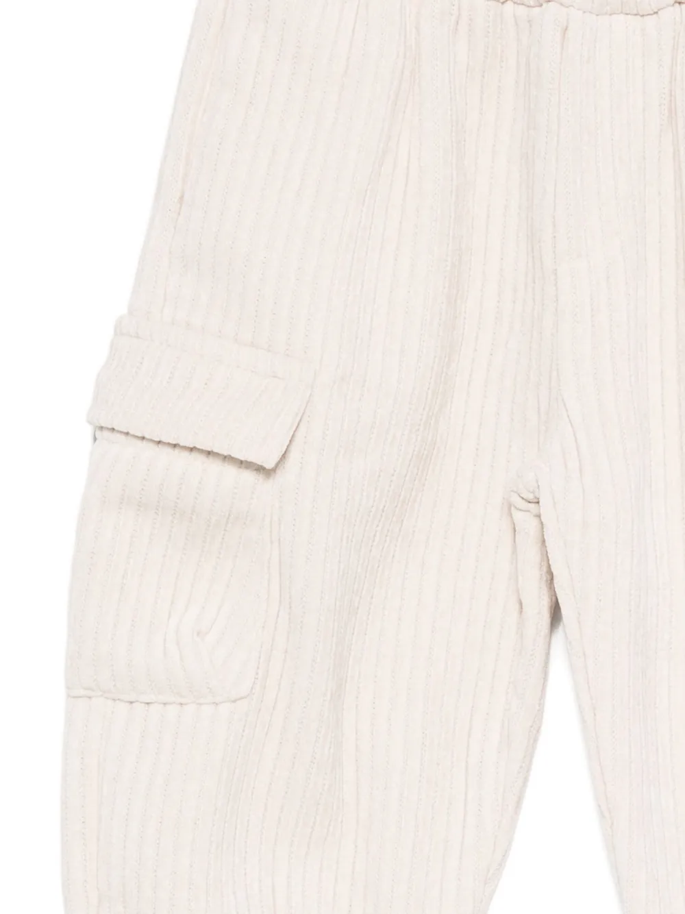 Miss Grant Pocket Corduroy Trousers In Neutral