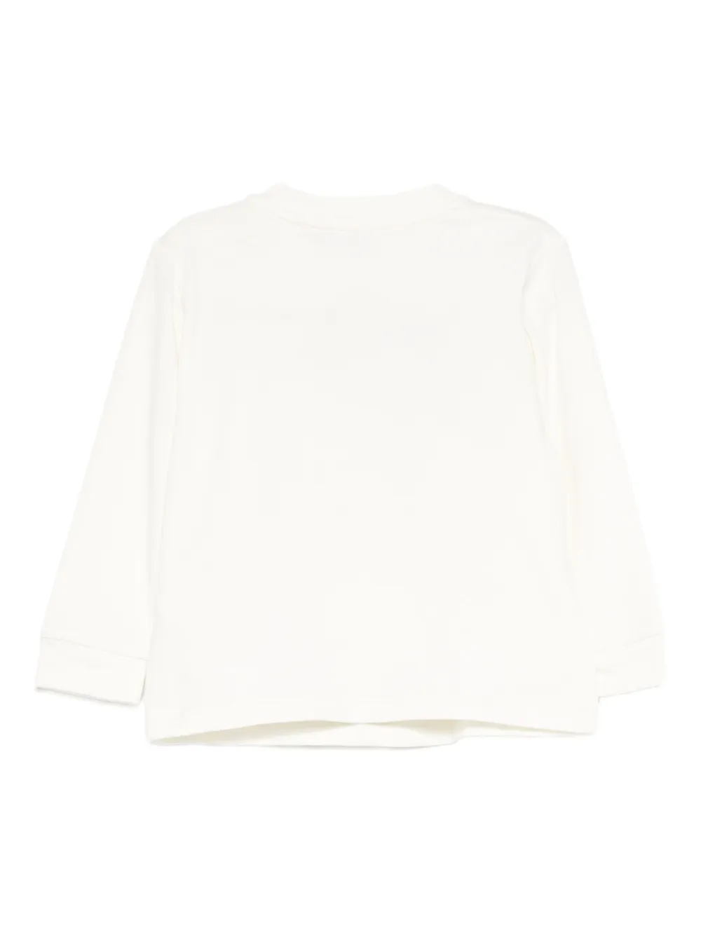 Miss Grant Kids T-shirt met lange mouwen en grafische beerprint Wit