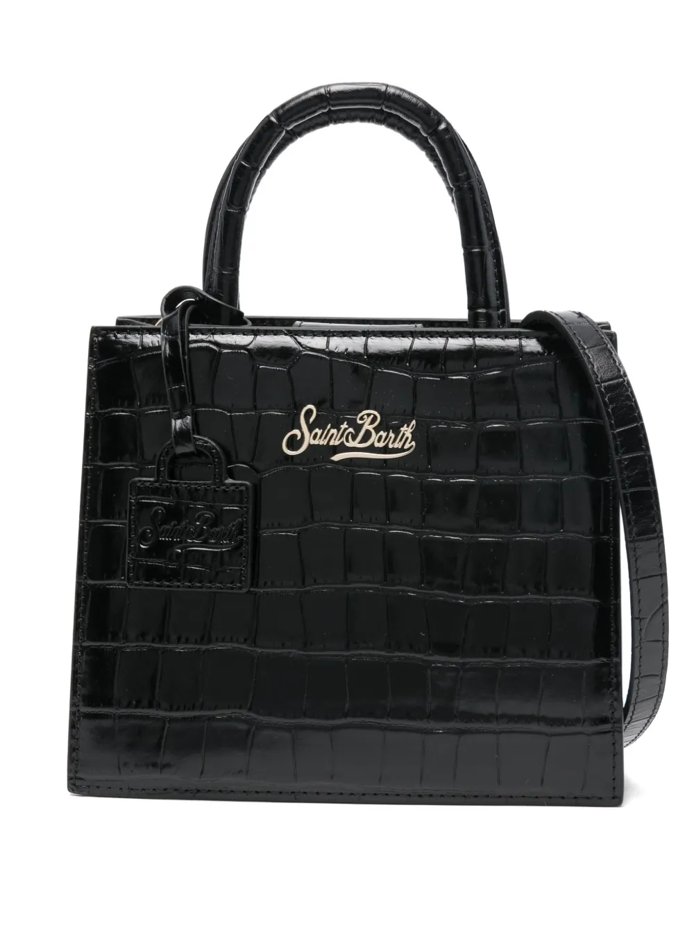 MC2 Saint Barth mini sac à main en cuir | noir | Image 1