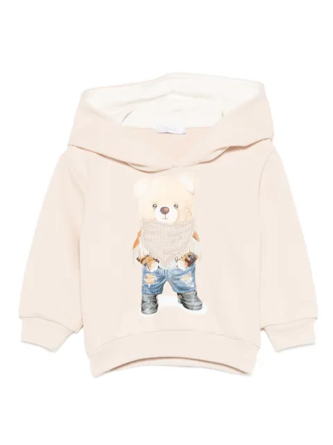 Miss Grant Kids bear-print hoodie