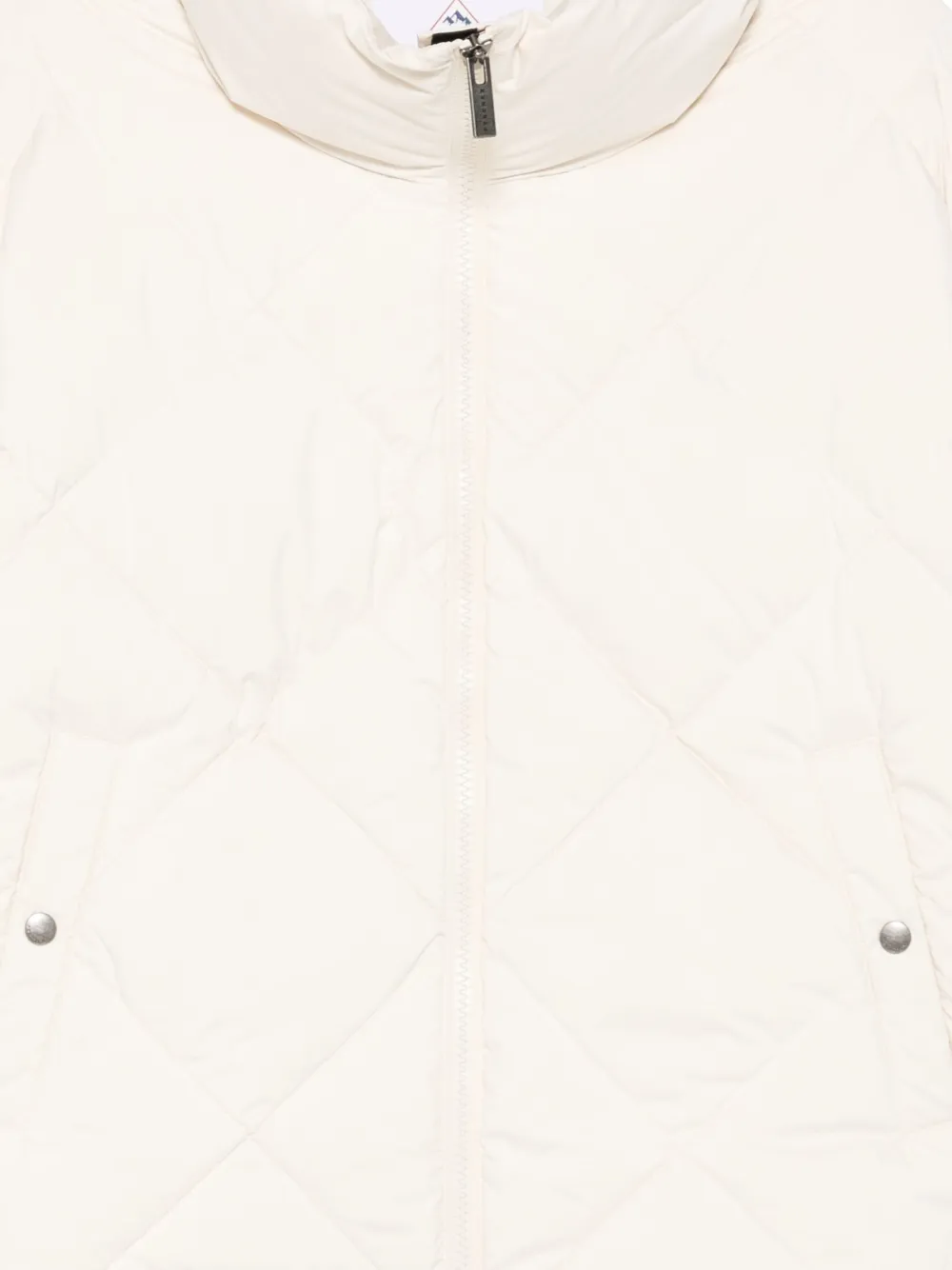 Pyrenex Gewatteerd jack met rits Wit