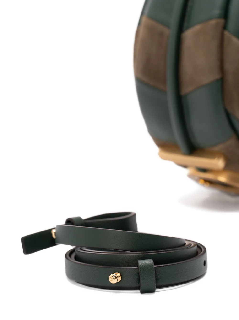 FENDI graphy kleine shopper Groen