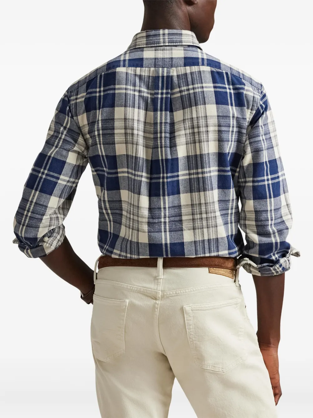 Polo Ralph Lauren Oxford geruit overhemd Blauw