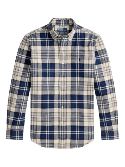 Polo Ralph Lauren button-down collar plaid shirt
