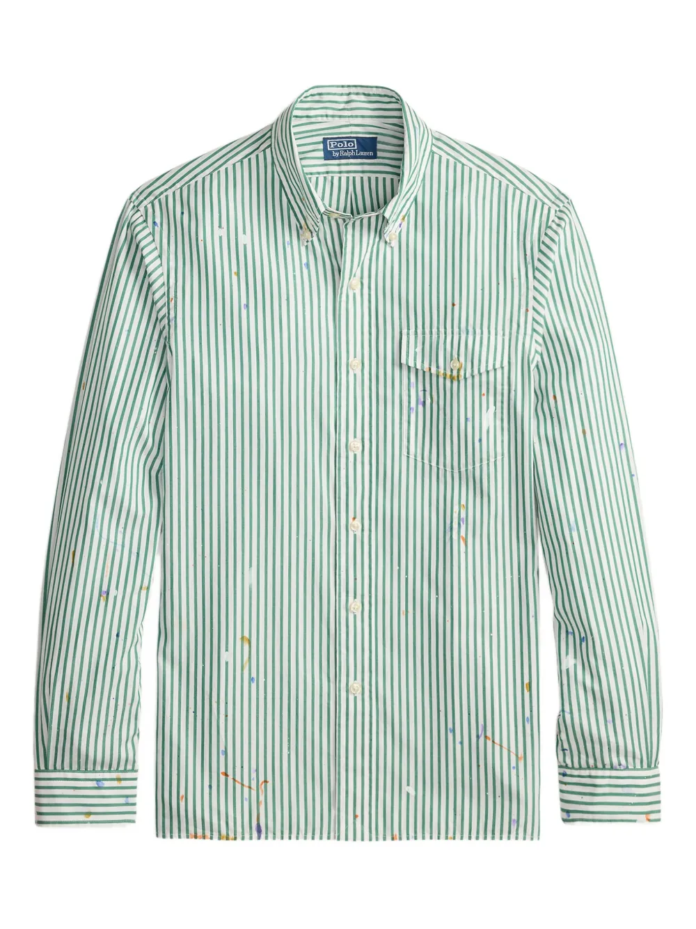 Polo Ralph Lauren striped long sleeves shirt - White