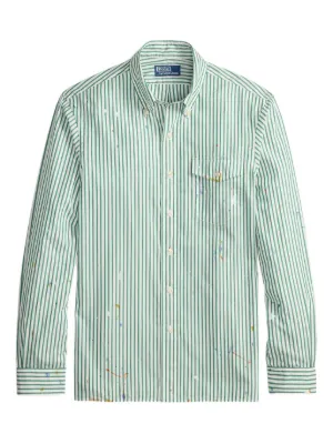 Polo Ralph Lauren ストライプ シャツ | グリーン | FARFETCH JP