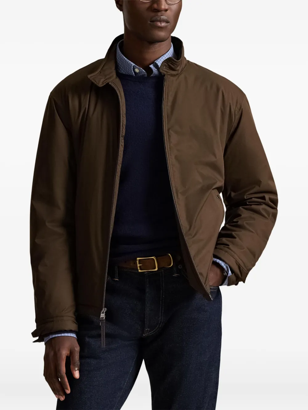 Polo Ralph Lauren Zip-fastening Jacket In Brown