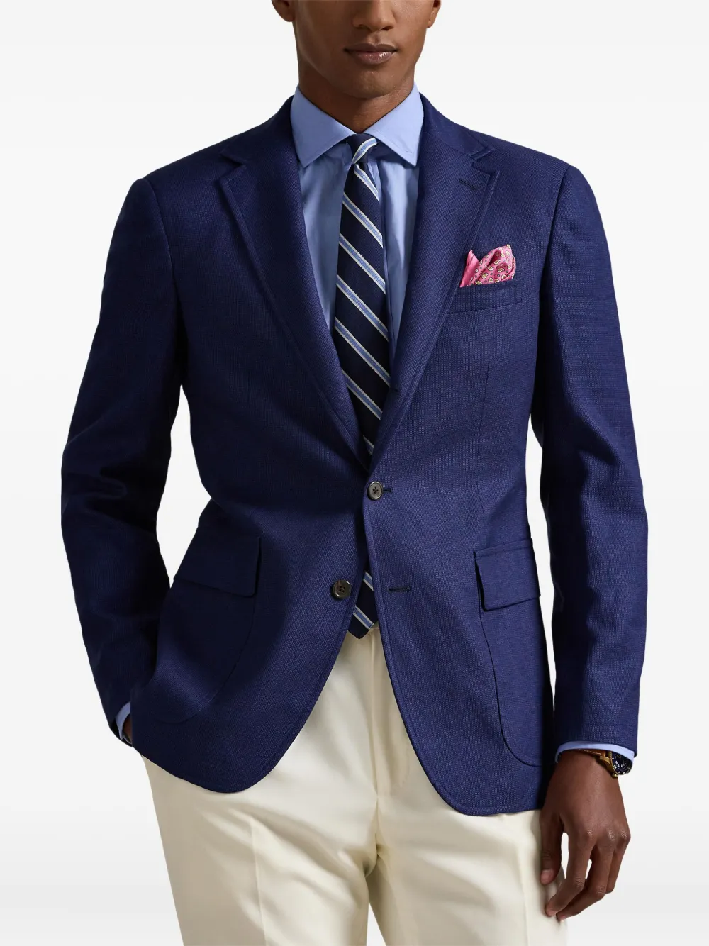 Polo Ralph Lauren Blazer met gekerfde revers Blauw