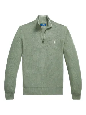 Polo Ralph Lauren Suéter Polo Pony Com Zíper | Cinza | FARFETCH BR
