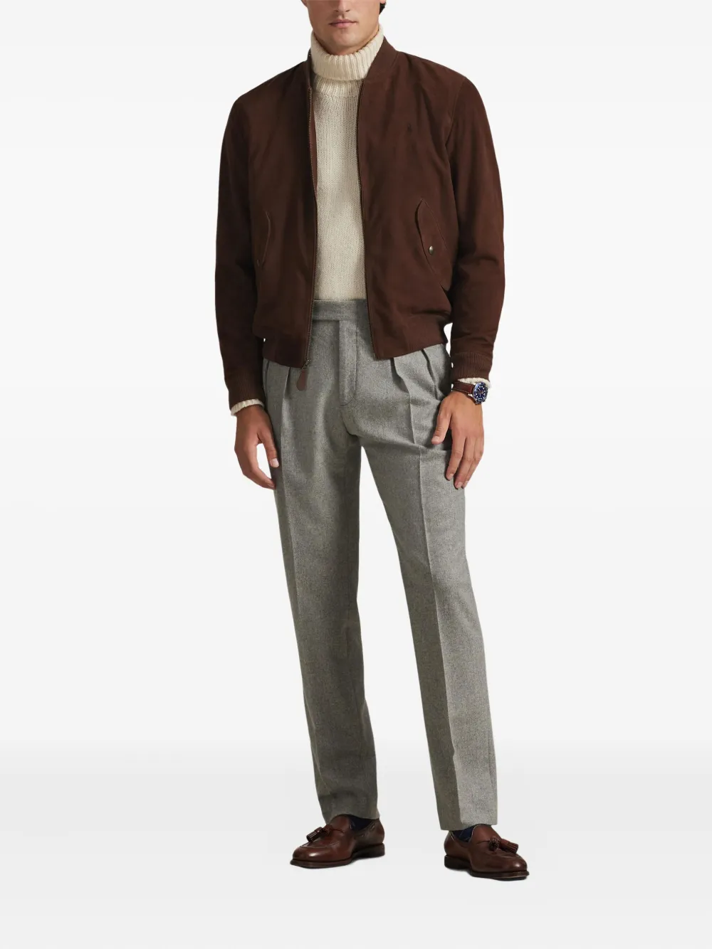 Polo Ralph Lauren veste bomber en daim | Vestes bomber | Image 2