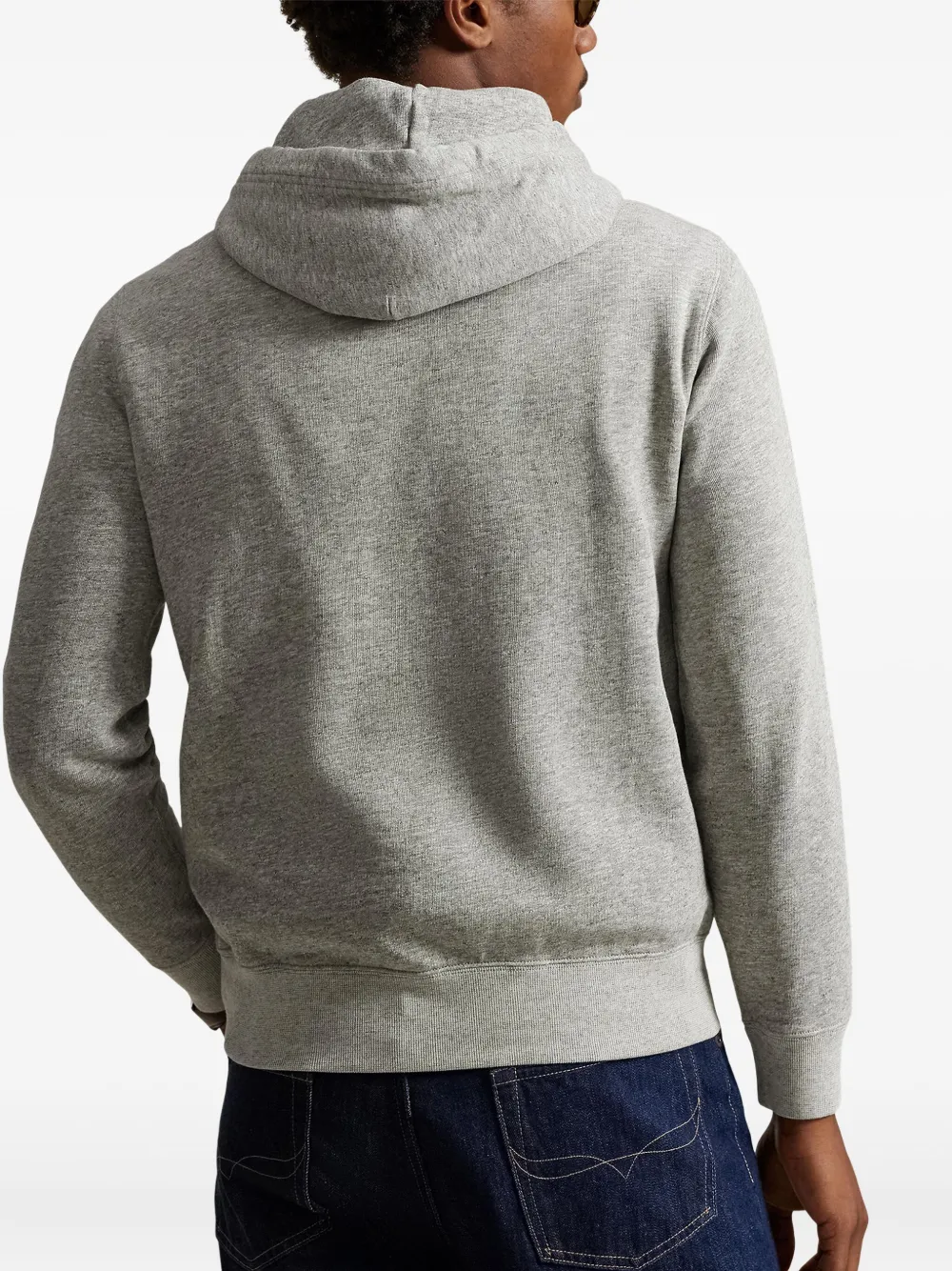 Polo Ralph Lauren Hoodie met opgestikte zak Grijs