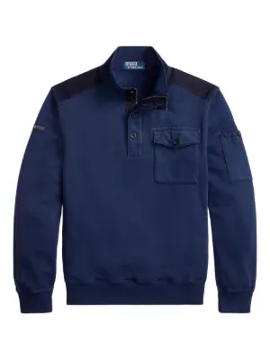 Polo Ralph Lauren zip-up Wool Jumper | Blue | FARFETCH