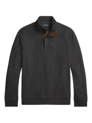 Polo Ralph Lauren half-zip long-sleeve Cotton Sweater | Grey