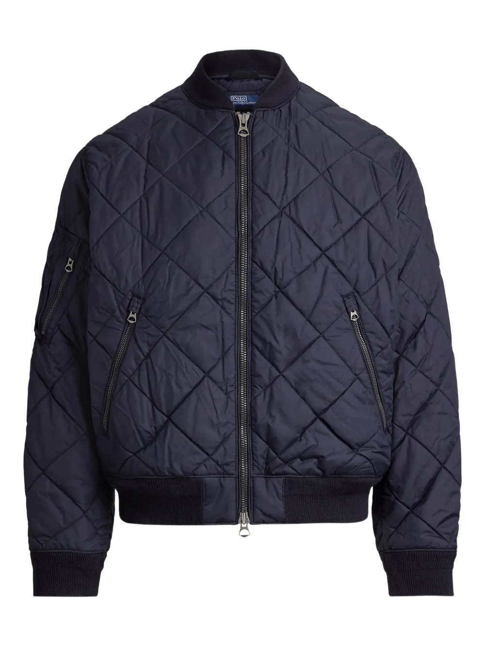 Polo Ralph Lauren long-sleeve bomber jacket - ブルー
