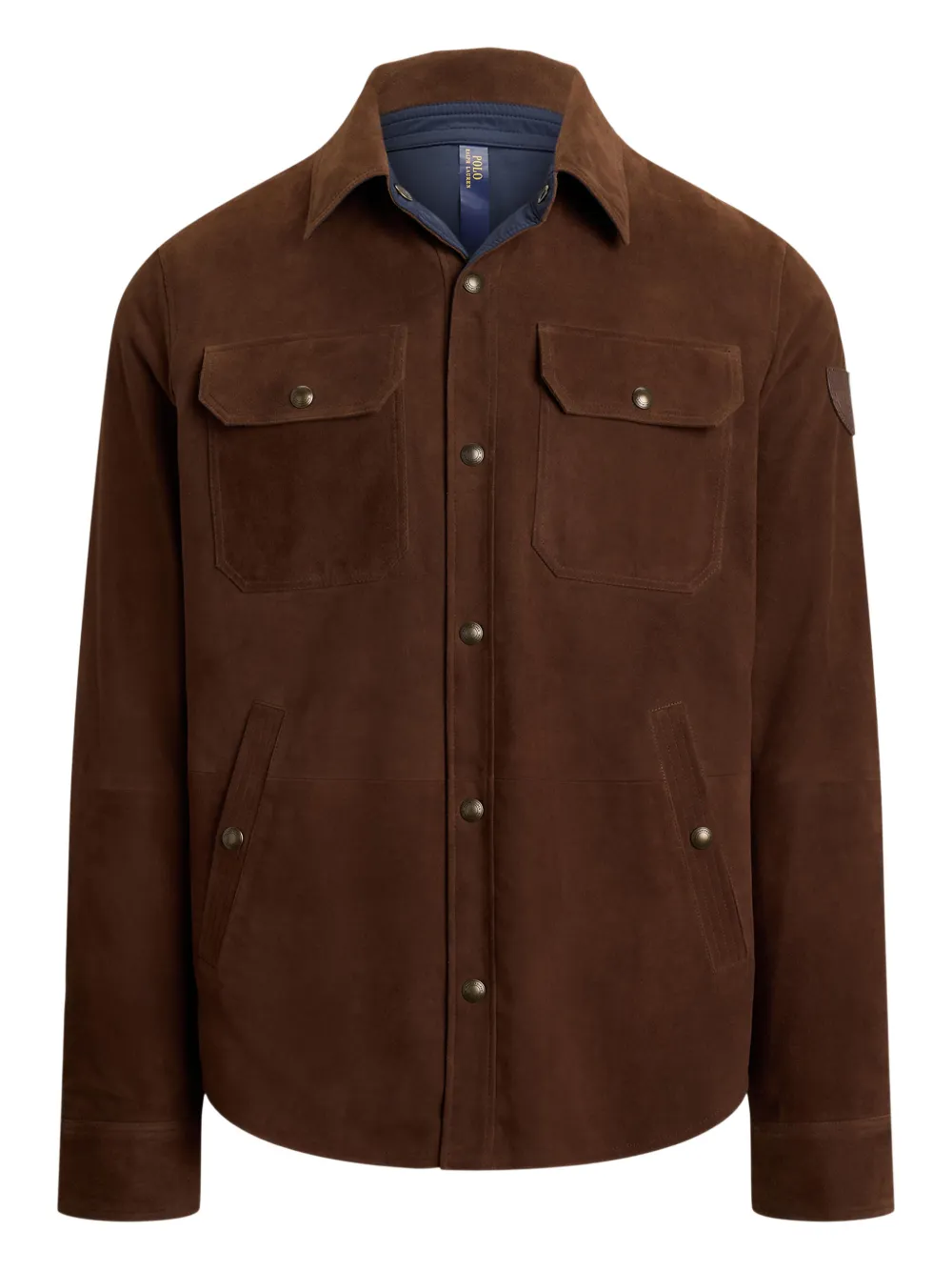 Polo Ralph Lauren chest-pocket shirt jacket - Marrone