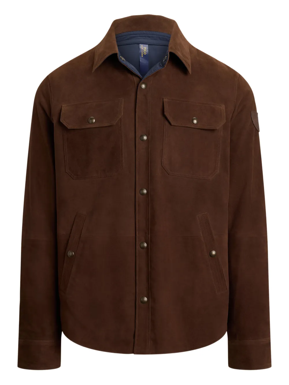 Polo Ralph Lauren chest-pocket shirt jacket - Marrone