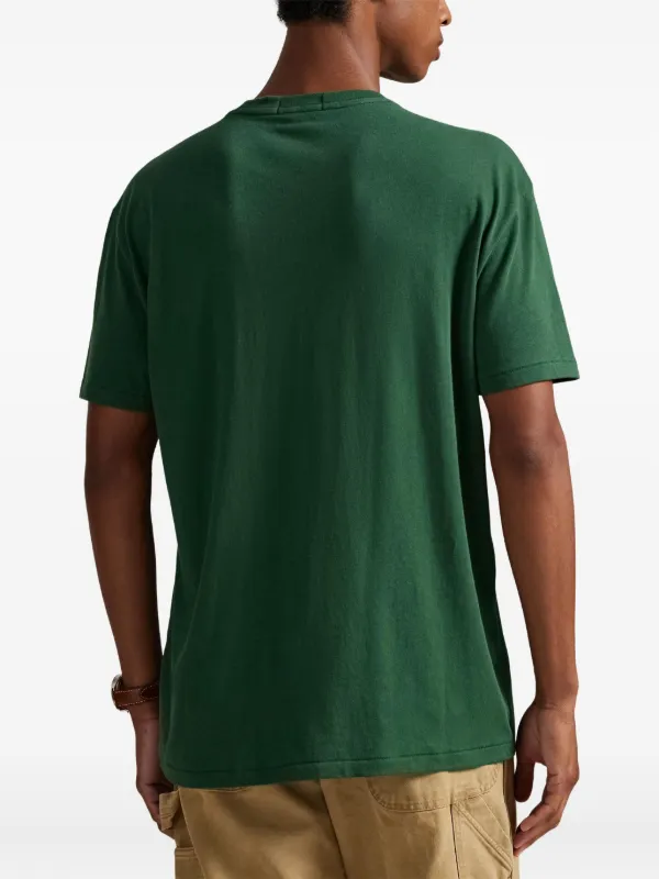 Polo Ralph Lauren graphic-print T-shirt | Green | FARFETCH JO