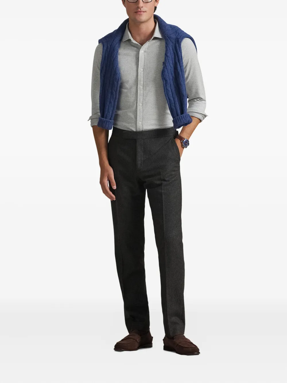 Polo Ralph Lauren Overhemd met lange mouwen Beige