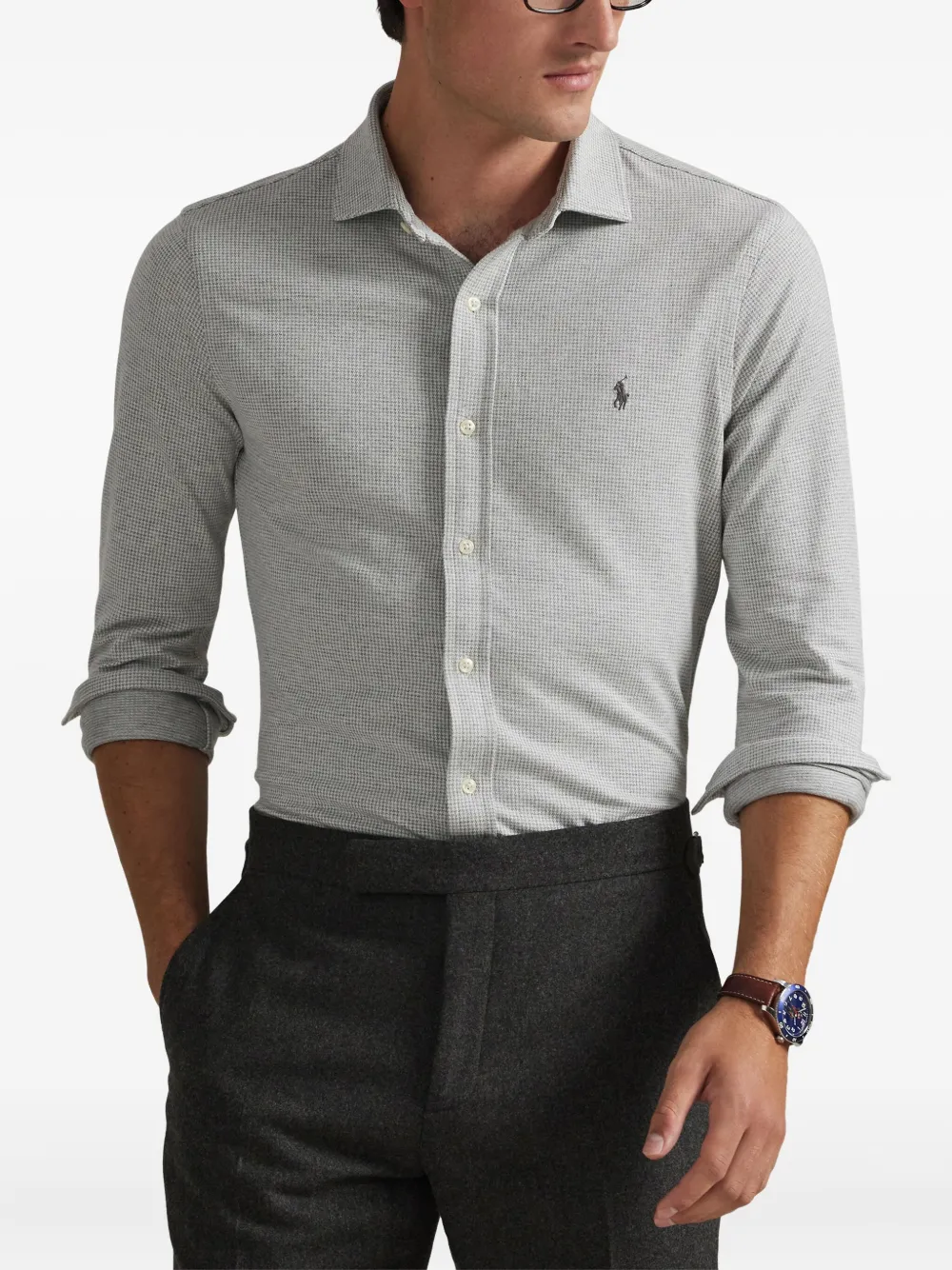 Polo Ralph Lauren Overhemd met lange mouwen Beige