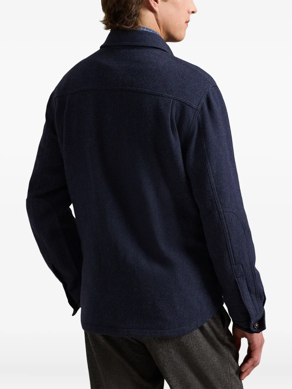 Polo Ralph Lauren Jack met visgraatpatroon Blauw