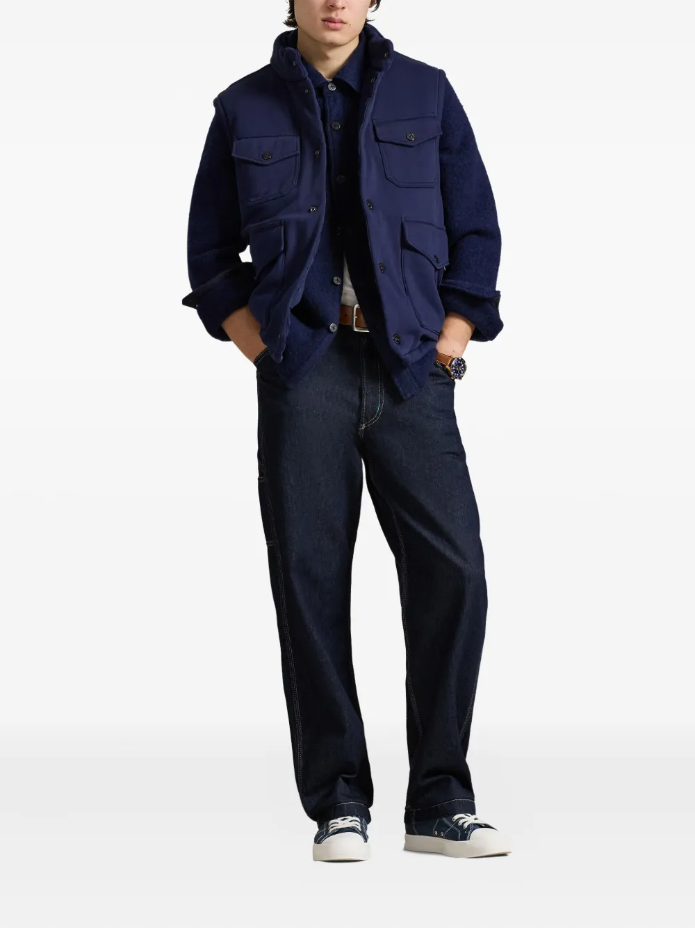 Polo Ralph Lauren Button-fastening Gilet In Blue